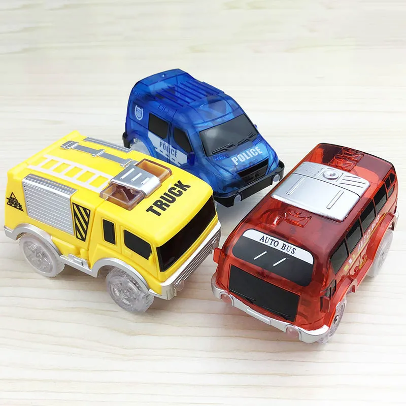 

Electronics Special Car for Magical Track Toys With Flashing Lights Educational Plastic Fun Gift Toys Car