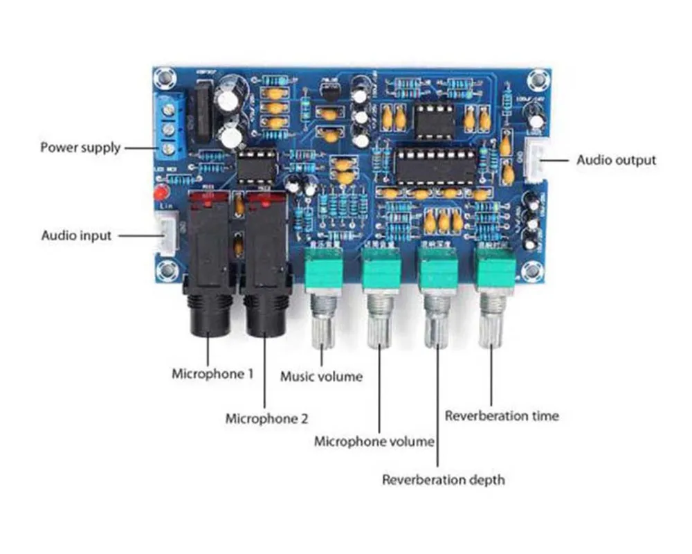 144/5000 YDA138 DC 12 В 2A Цифровой модуль усилителя звука Bluetooth плата класса D 2*15 Вт стерео 2