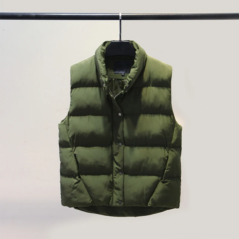 Новинка 2019 жилет Hi Ho с узором Женский пуховой из хлопка осенне-зимний простой