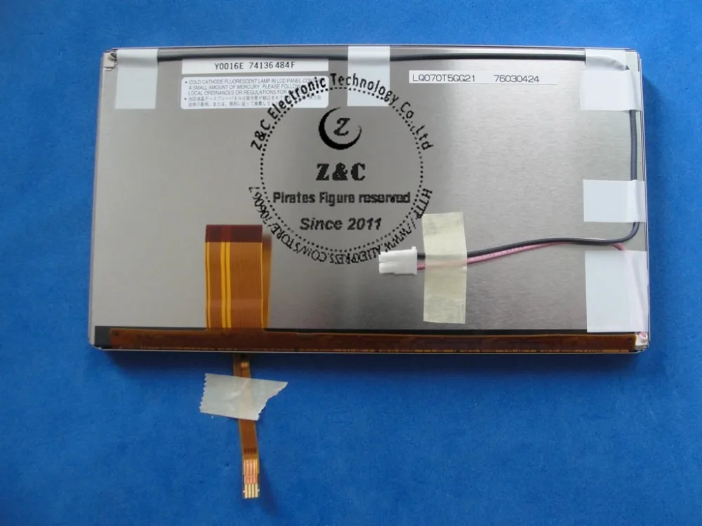 Новый оригинальный 7 дюймовый ЖК дисплей LQ070T5GG21 LQ070T5GG08 LQ0DAS1022 с сенсорным экраном и