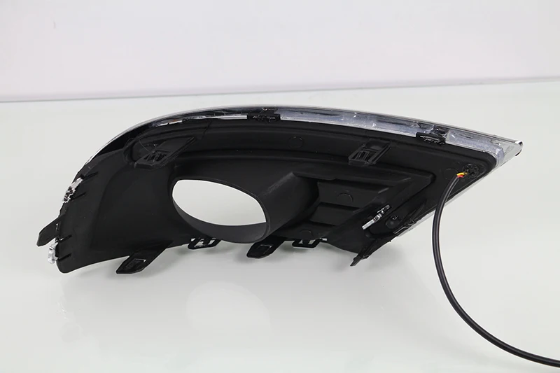 Автомобильный мигающий 1 пара светодиодный DRL дневные ходовые огни для Toyota Camry 2009 2010 2011 Противотуманные фары с желтым поворотным сигналом и синим