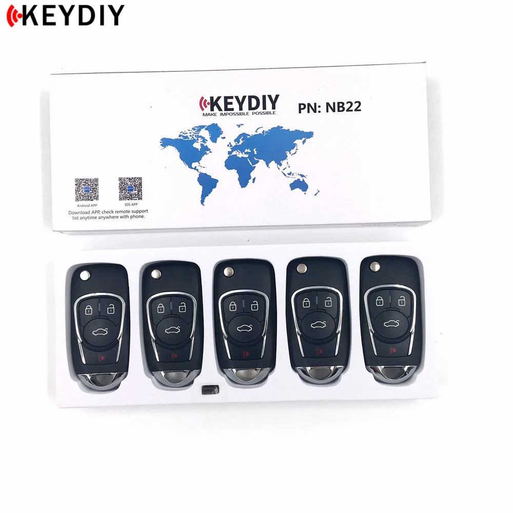 KEYDIY; 5 штук в партии Новые NB22 NB серии универсальный мульти-функциональный пульт Управление для KD900/KD мини все B и NB KD пульты дистанционного управления