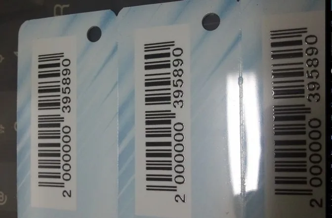 

Thermal Printed Barcode Card and QR code business card supply