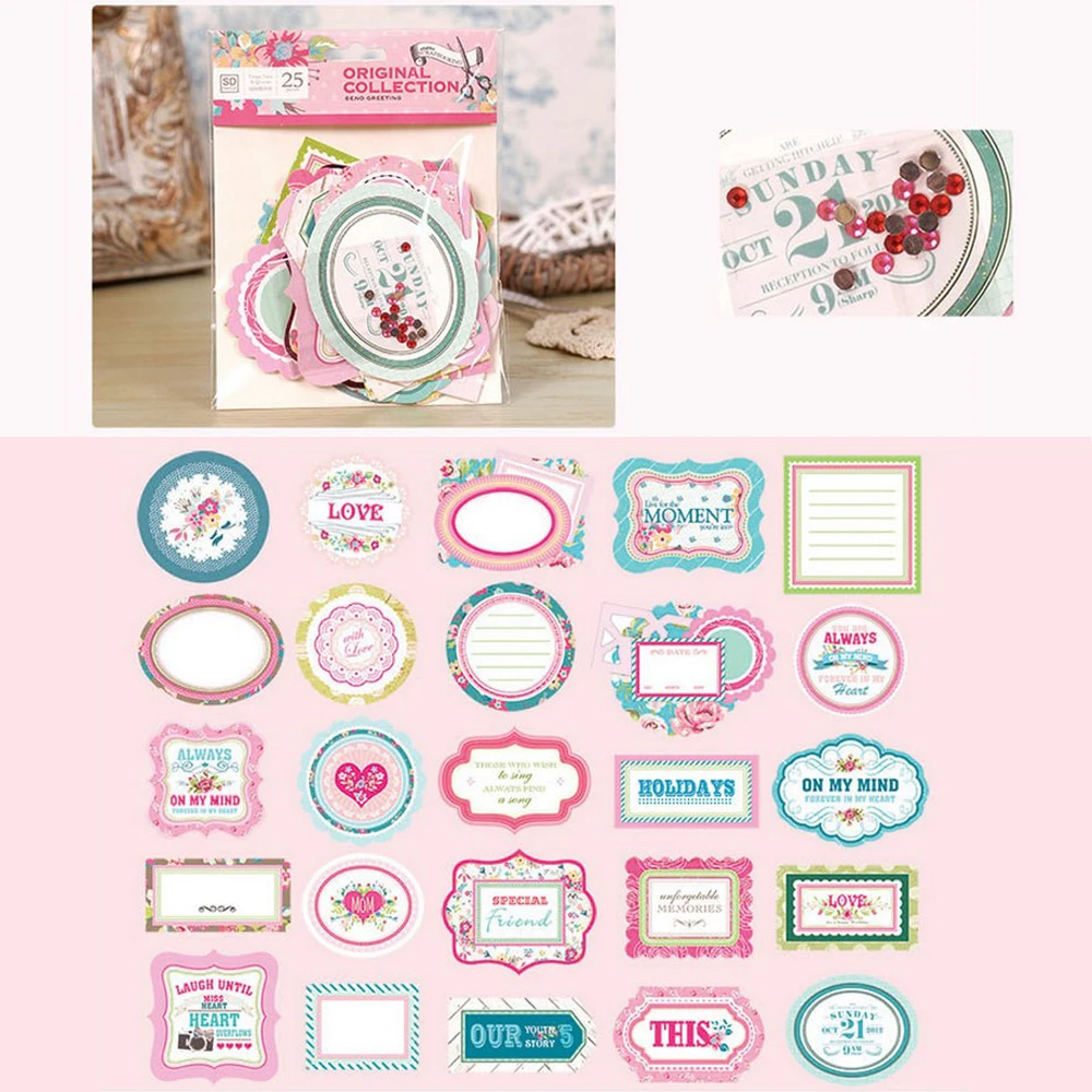 Винтажные титры и цитаты кардсток высеченная упаковка бумажные высечки