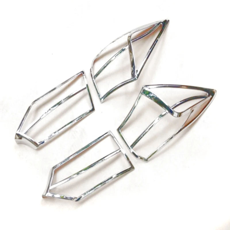 

Насветильник на заднюю фару для 2014 Toyota Corolla ABS, хромированная накладка на заднюю фару, накладка на заднюю фасветильник, аксессуары для автост...