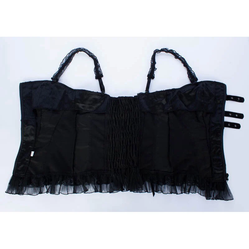 Готический корсет Бурлеск Корсеты женские красные синие фиолетовые черные