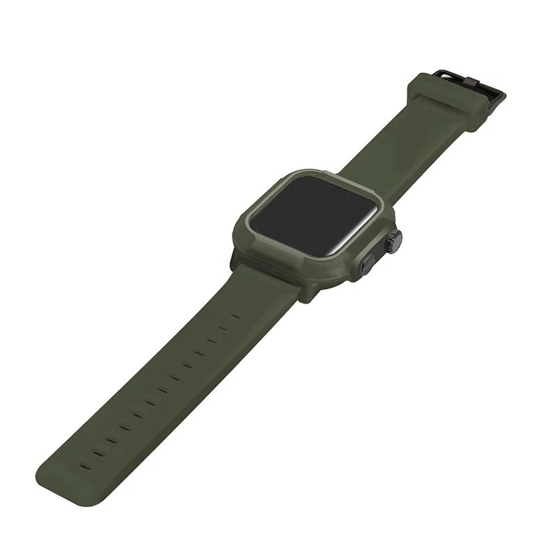 Новинка для Apple Watch 4 44 мм водонепроницаемый силиконовый спортивный ремешок для Apple Watch Series 4 ремешок с защитным чехлом