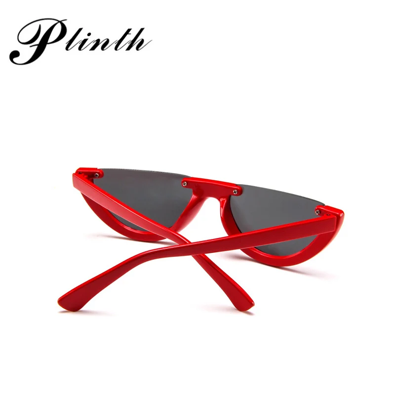 PLINTH винтажные женские солнцезащитные очки с кошачьим глазом Ray Bann полуоправы