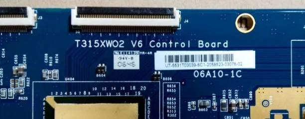 Плата управления T315XW02 V6 06A10 1C оригинальная плата 32WL68C t con оригинальные детали