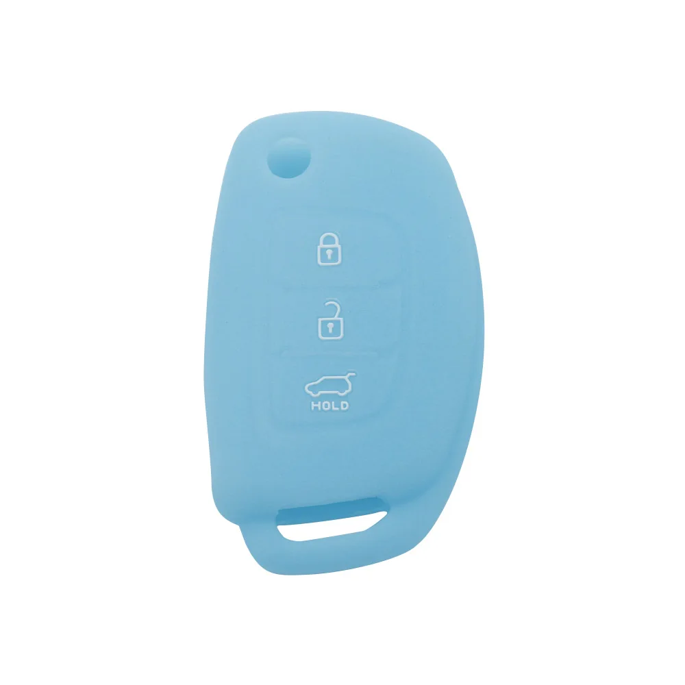 Дешевые 3 кнопки флип силиконовый для ключа автомобиля чехол hyundai ix45 i10 i20 i30 ix25 ix35