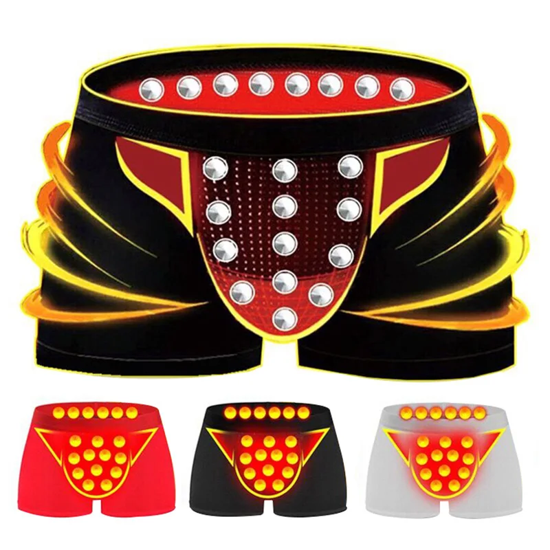 

Для мужчин мужской здравоохранения магнитный трусы-боксеры дышащие эластичные Повседневное нижнее белье EK-новый