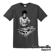 Футболка с диджеем Брюсом Ли#1