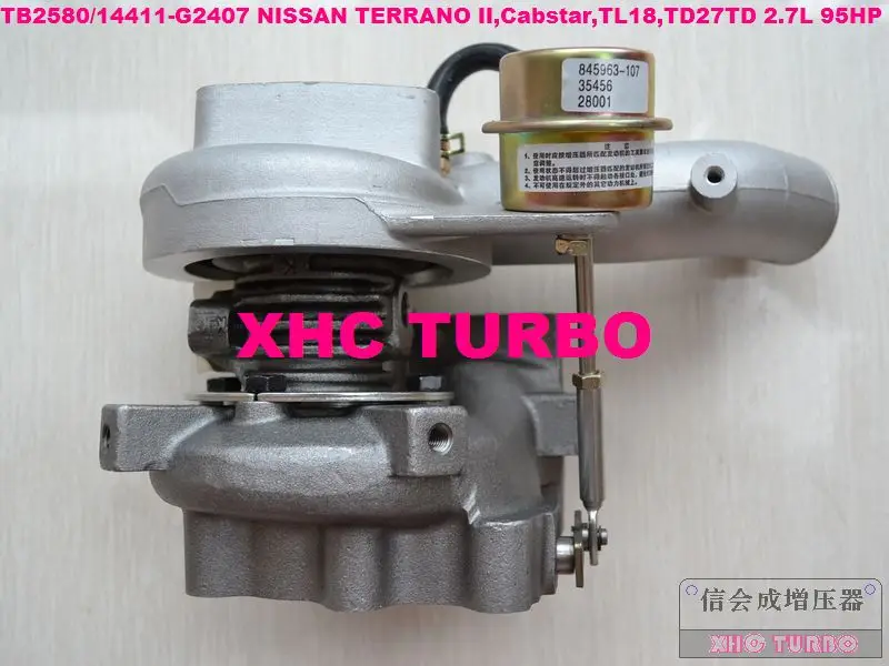 Новый турбокомпрессор TB2580 703605 14411 G2407 для Nissan TERRANO II Cabstar TL18 TD27TD 2.7L 95HP/125HP|turbine