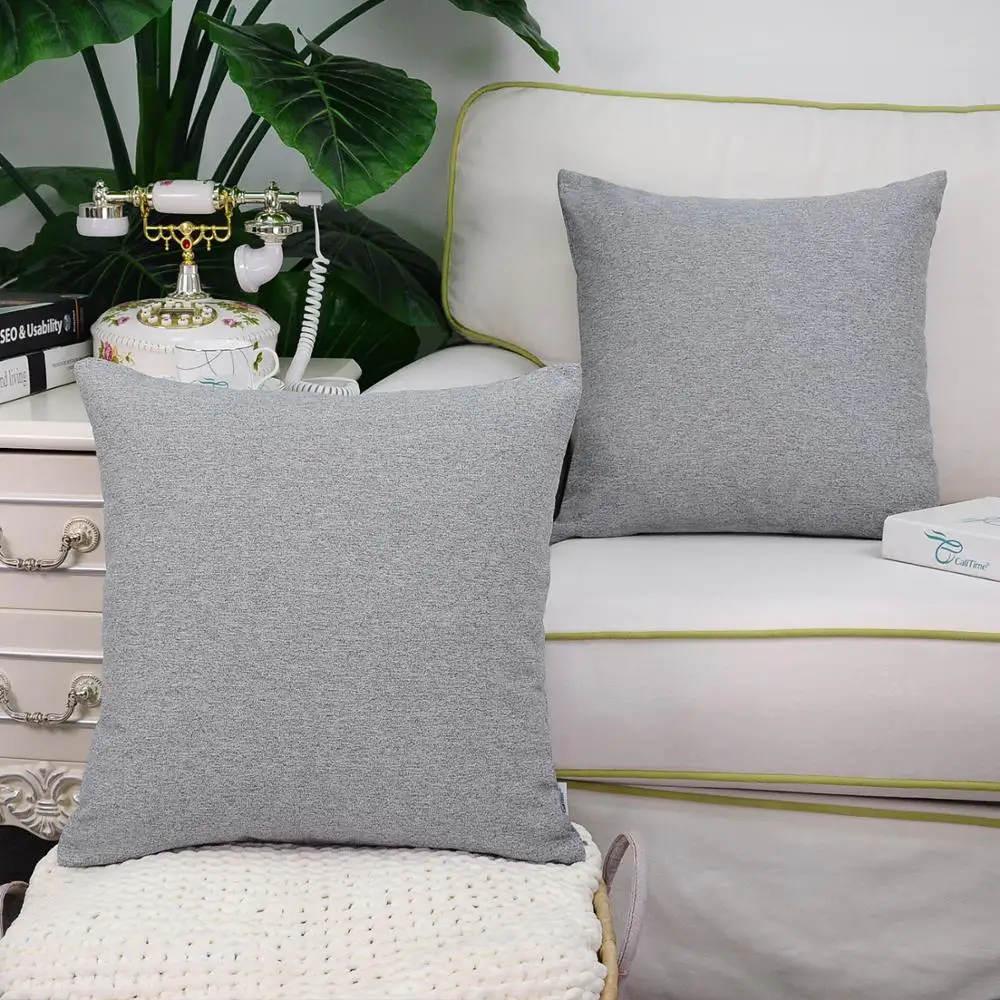 CaliTime упаковка из 2 высококачественных удобных чехлов для подушек диванов
