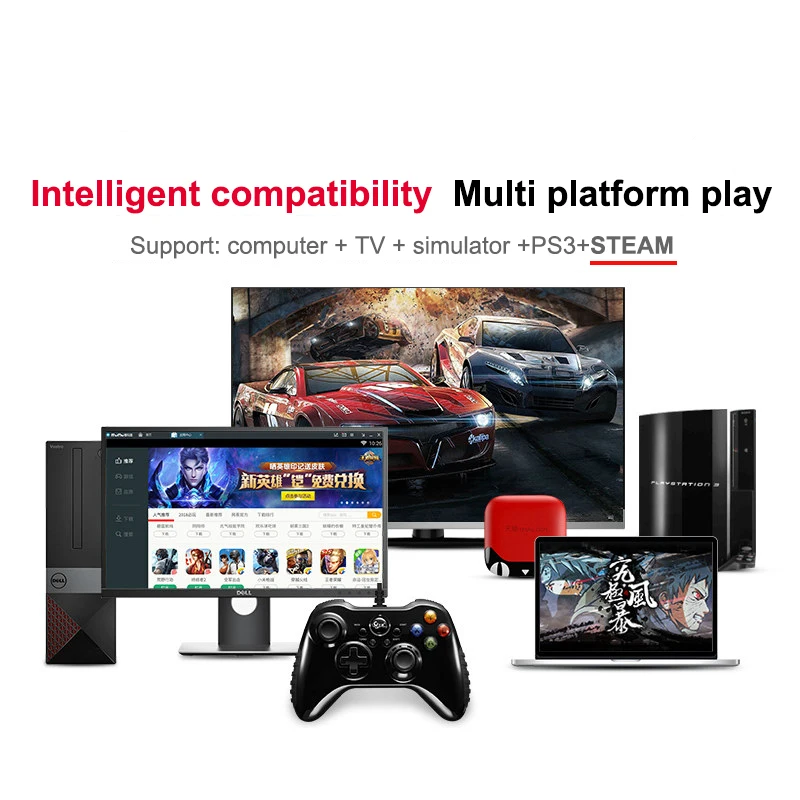 Геймпад для PlayStation3 PC Android беспроводной/проводной игровой контроллер с джойстиком для Windows паровой PS3