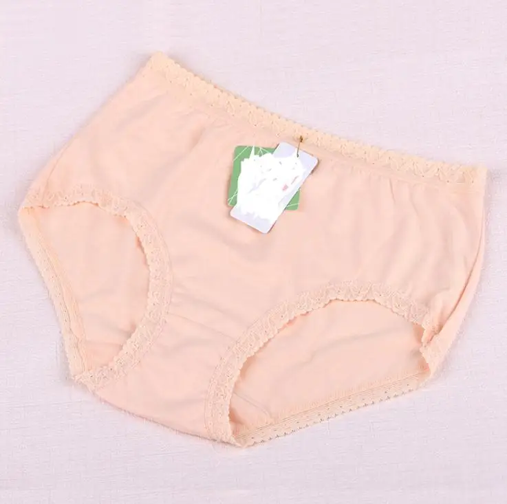 Трусы женские хлопковые большого размера со средней посадкой|ropa interior femenina|briefs