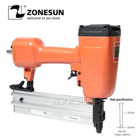 zonesun pneumatic air stapler gun stapler nail gun stapling machine for furniture woodworking carpentry decoration carpenter50mm