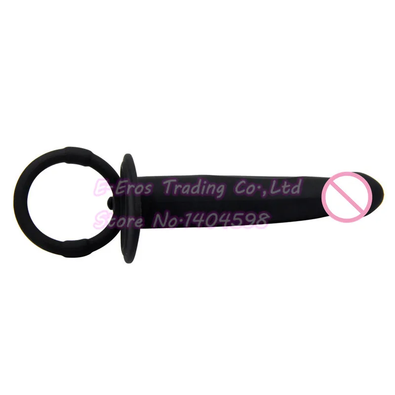 Двойной Prober проникновение ремень на фаллоимитатор Силиконовые анальные