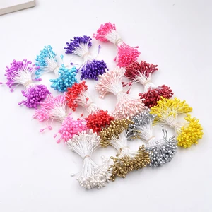 Миниатюрные искусственные цветы, 150 шт., Двойные головки, свадебные украшения, венок для рукоделия, скрапбукинга, искусственные цветы