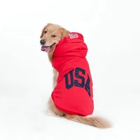 large dog clothes warm winter hoodie big dog sweater pet coat jacket clothing for golden retriever labrador husky dogs