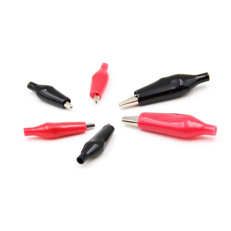 Кабель с зажимом типа Аллигатор 0 шт. красный черный провод батарея зажимы