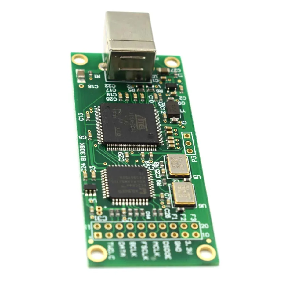 Amanero Combo 384 USB к IPS цифровой интерфейс см. Amanero usb IIS поддержка DSD512 32 бит выход для аудио интерфейса E3-003