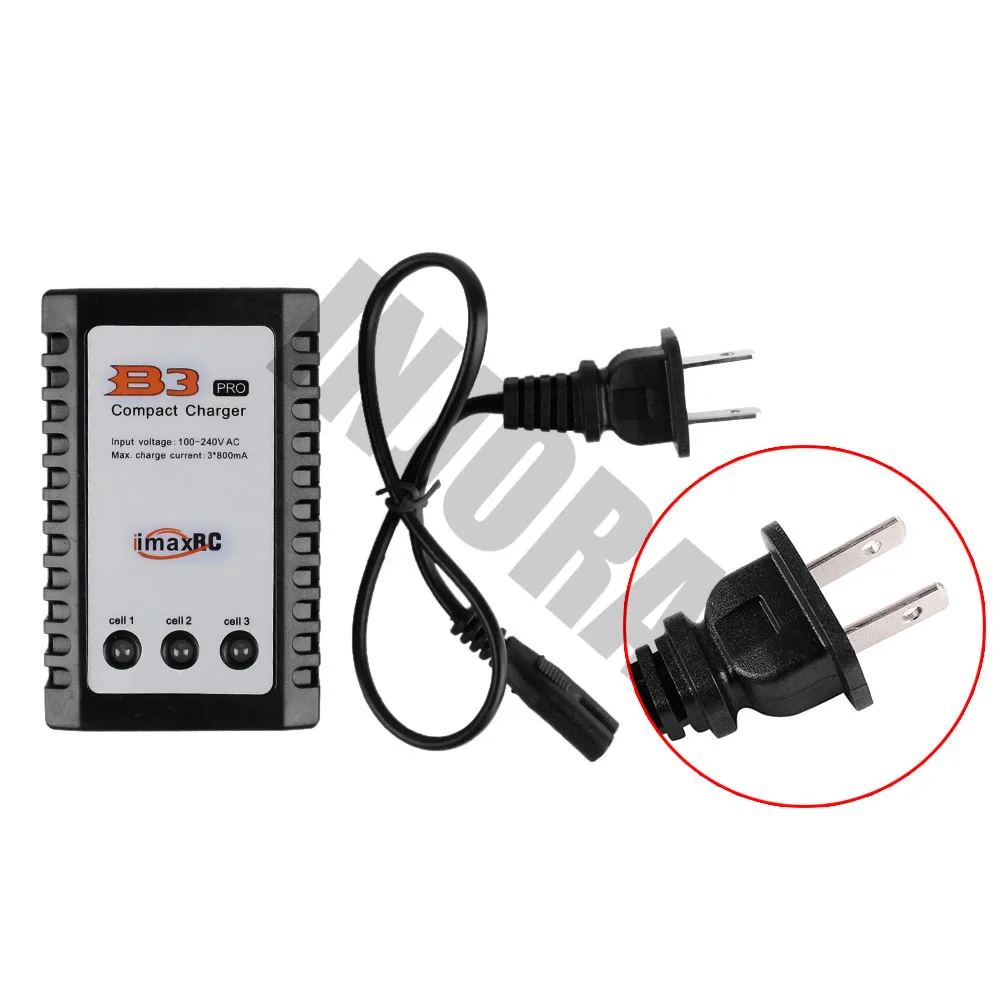 Новое Компактное зарядное устройство imaxRC B3 RC EU/US 2S 3S Lipo для радиоуправляемого