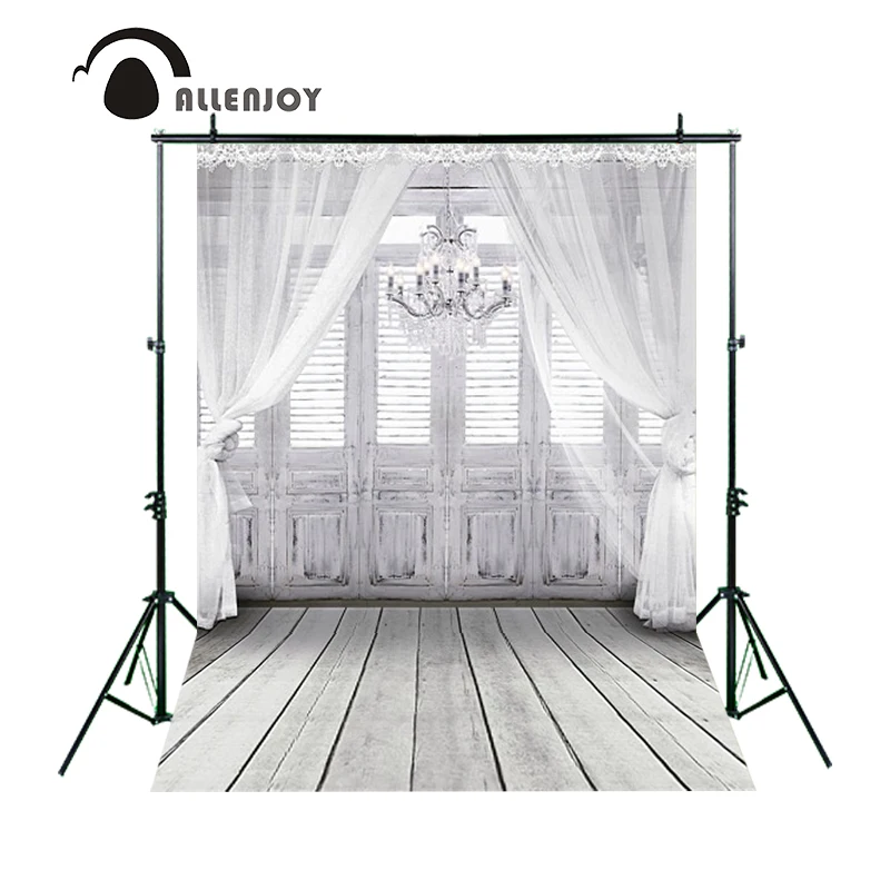 Allenjoy фоны для фотостудии фон фотосъемки белая люстра двери 3D детской