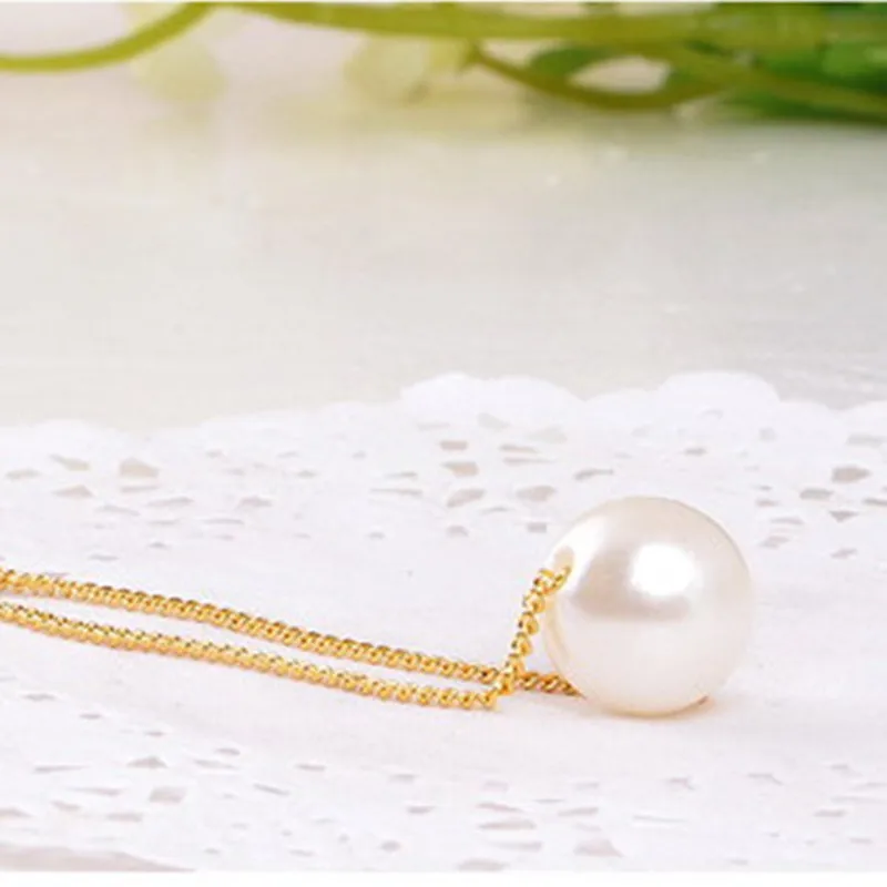 Новинка модная Минималистичная Короткая подвеска NK134 в виде шара из