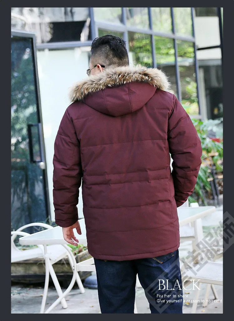 Плюс 12XL 10XL 8XL 6XL Новая мужская пуховая куртка зимняя Толстая теплая модная Лоскутная мужская куртка с капюшоном мужская белая пуховая куртка