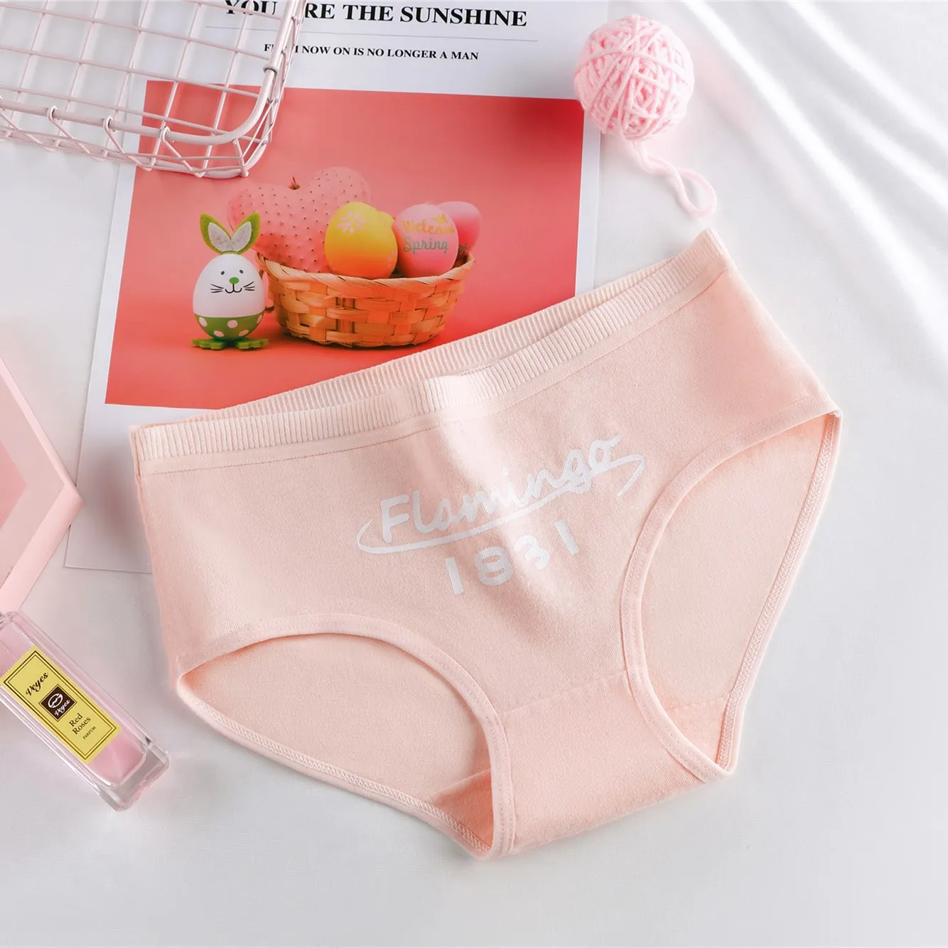 

New Summer style print panties Female Cotton mid-rise women's cotton briefs Girl's underwear A024