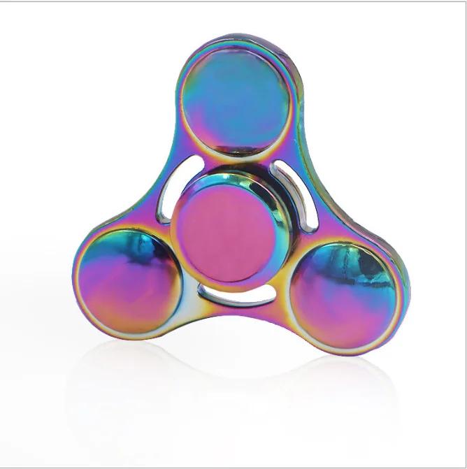 Новинка года Радуга рука Spinner handspinner Непоседа Игрушечные лошадки Наруто цинковый сплав Deak Игрушечные лошадки анти-стресс дети Рождество Игрушечные лошадки для детей - Цвет: 9