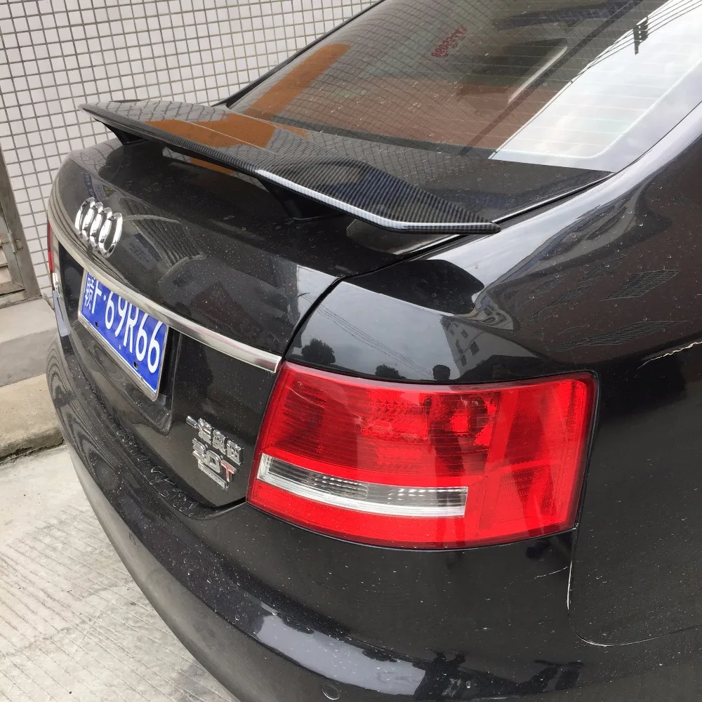 Для Audi A3 A4 A5 A6 Спойлер ABS Материал заднего крыла первоклассника Цвет задний спойлер для Audi A3 A4 A5 A6 спортивный стиль спойлер