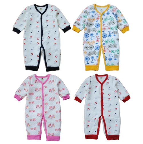 Детский комбинезон с воздушным слоем 100% Теплый детский хлопковый сезон осень