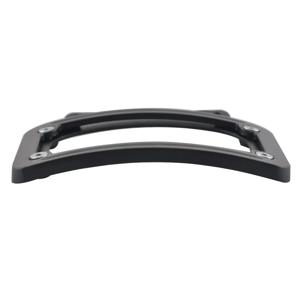 

Motorcycle License Plate Frame Bracket Black Chrome Aluminum For 2010-2019 Harley FLHX FLHXS FLHXSE FLTRX FLTRXS