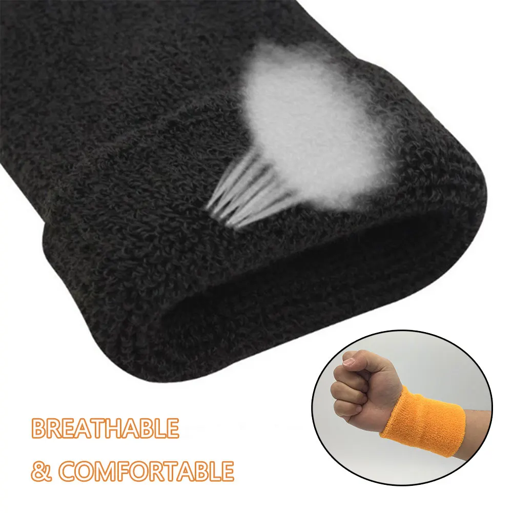 1 шт. спортивный впитывающий Пот браслет Воздухопроницаемый поддержка запястья