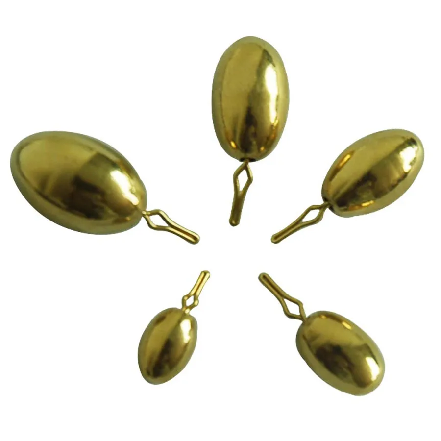 20 * Lead Sinker 10g 7g 5g 3.5g 1 8g латунный рыболовный аксессуар медный круглый Вес грузила