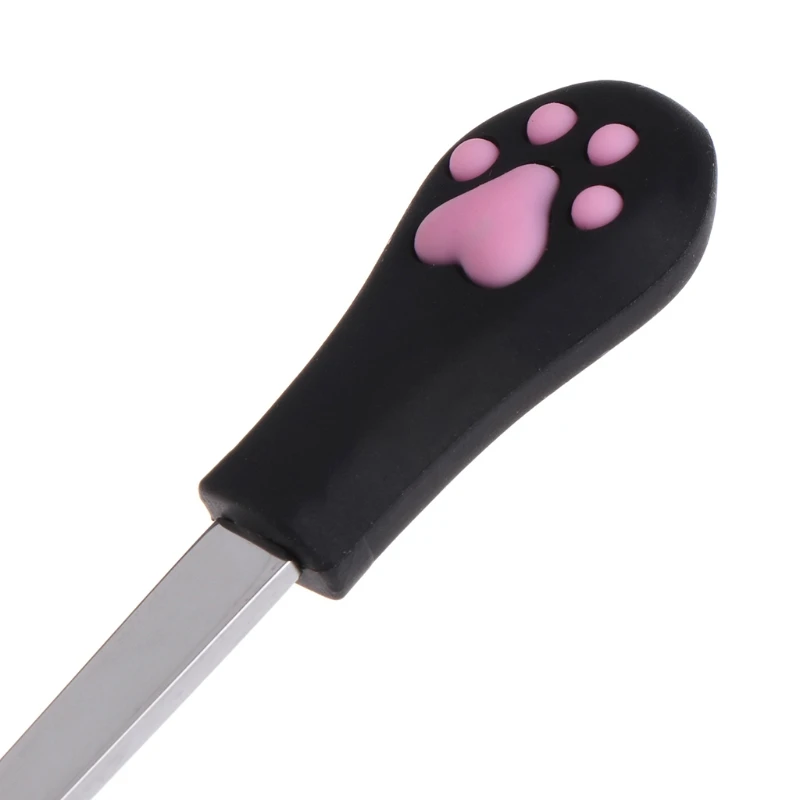 Hot Sale Stainless Steel Spoon Anti Slip Silicone Handle Can Cute For Pets Dogs Food Small Pet Supplies | Дом и сад