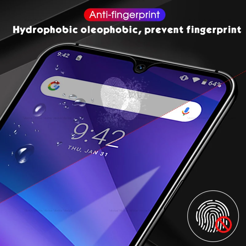 Закаленное стекло для UMIDIGI A5 Pro глобальная версия F1 защитная пленка на переднюю