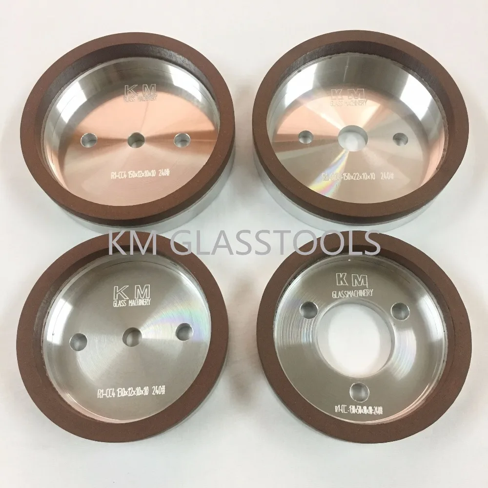 Км Смолы Колеса R1-CC4-D150/130/100xd-10x10 180#240#320# для Стекло должна быть прямая линия окантовка, переменной под углом, двойная кромкозагибочная машина