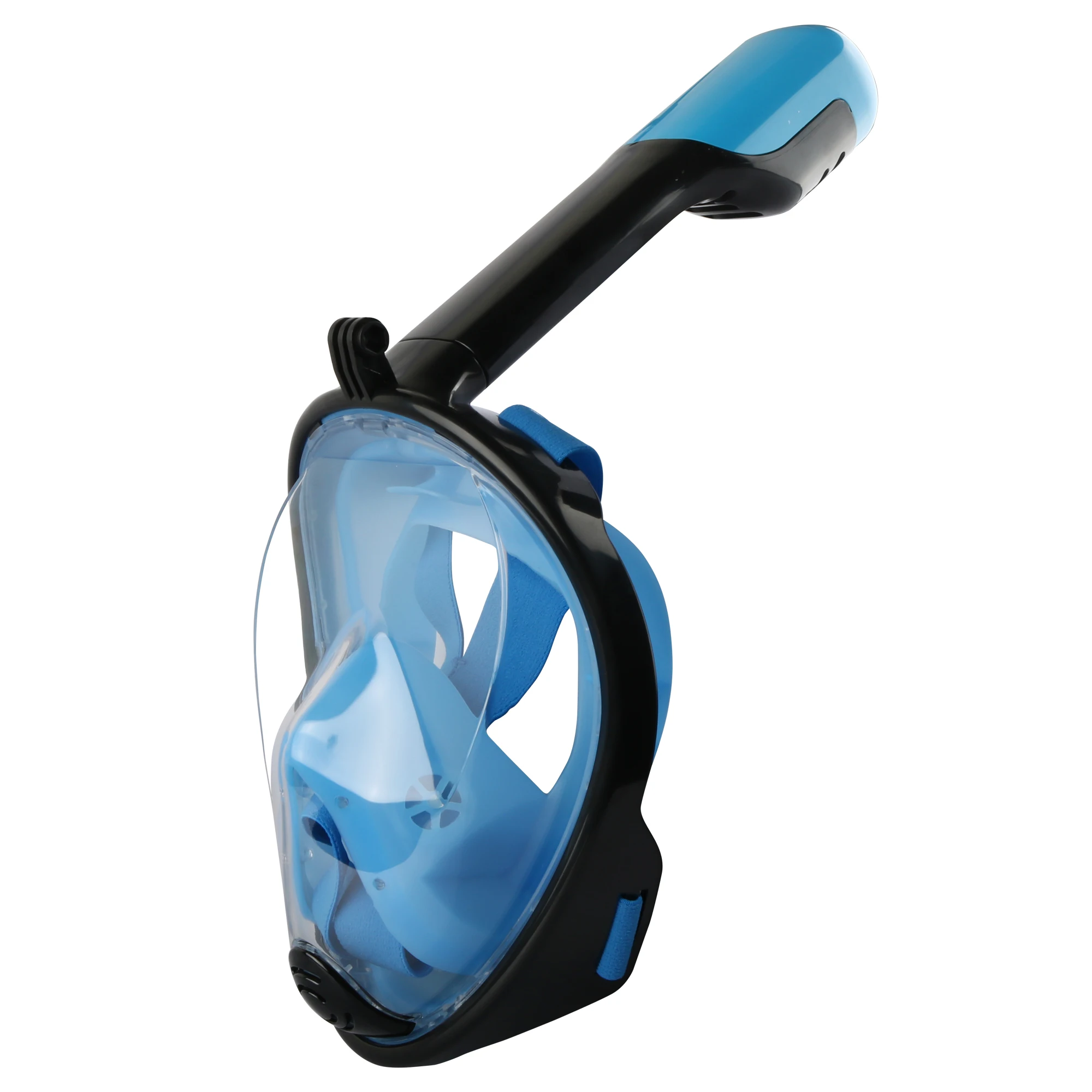 Маска для подводного плавания с дышащей трубкой незапотевающая обучения