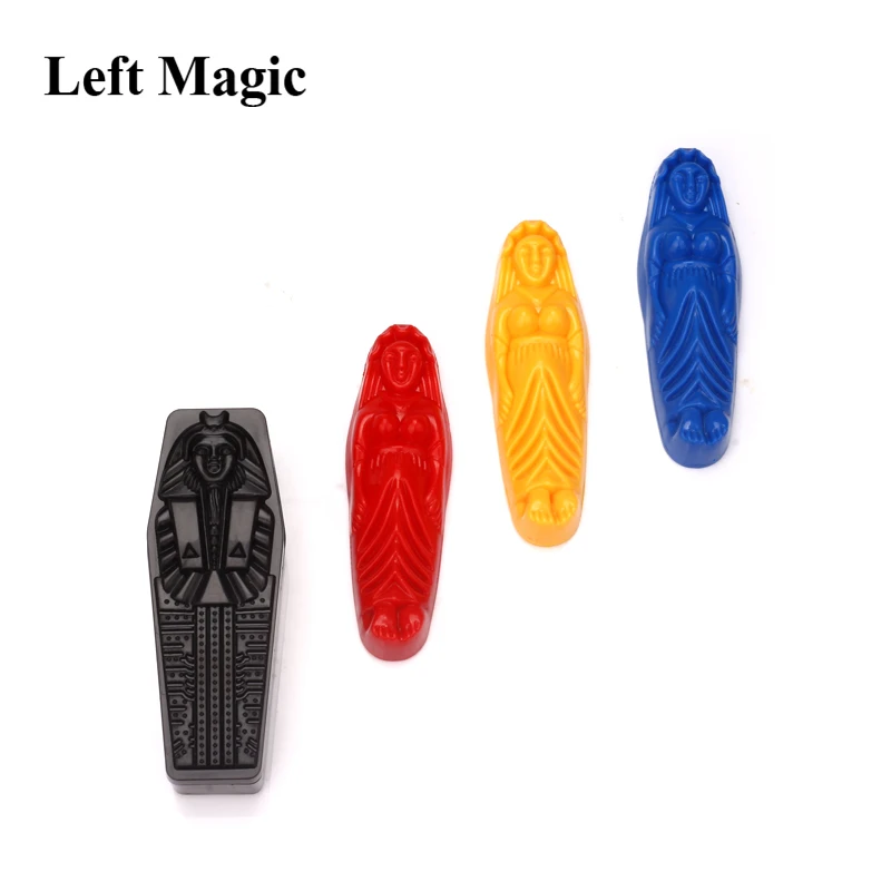 

Mummy Prediction Magic Tricks Plastic Egyptian Mummy Mystery Box Close Up Magic Props Show Party Magic Toys Accessories G8123