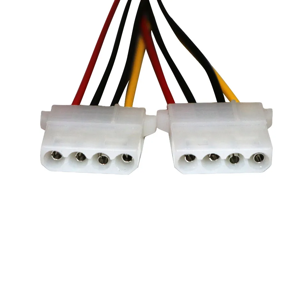 2 шт. 4-контактный переходник Molex со штекера на порта IDE с внутренним источником