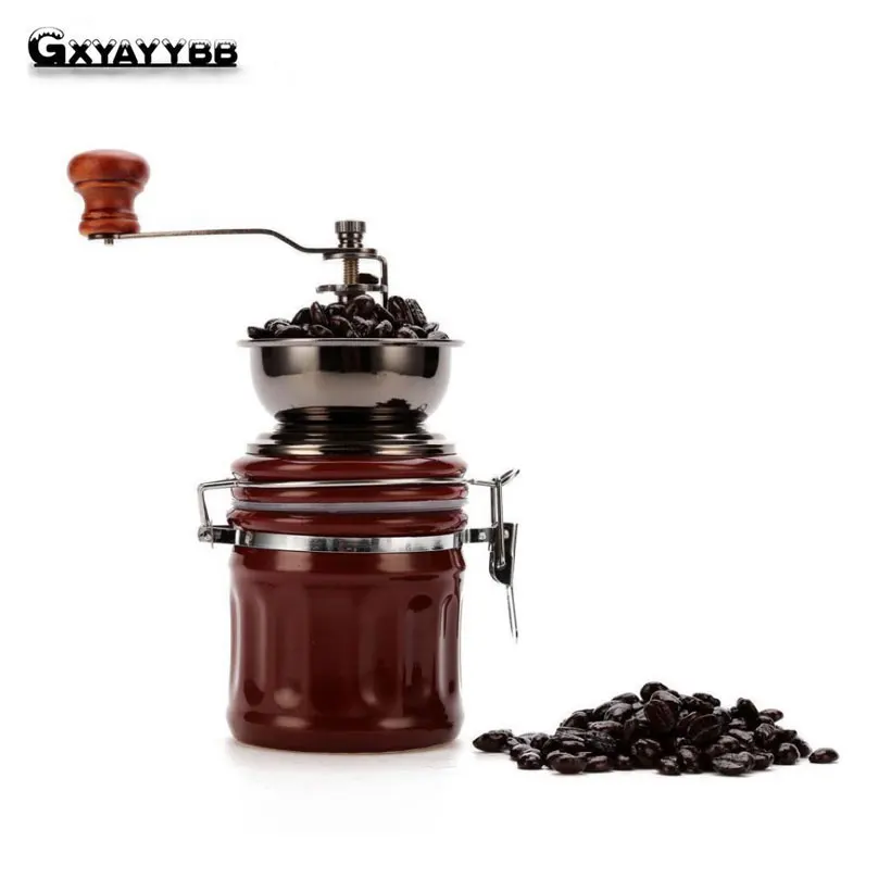 Горячая Распродажа специальное предложение ручная кофемолка из нержавеющей