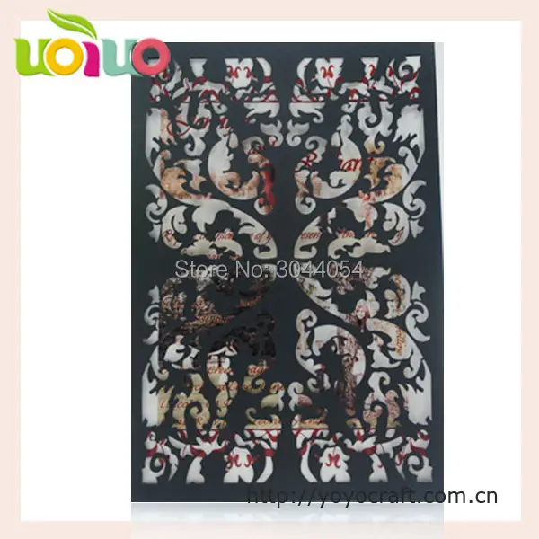 Свадебные аксессуары для вечеринок Пригласительные открытки лазерная резка