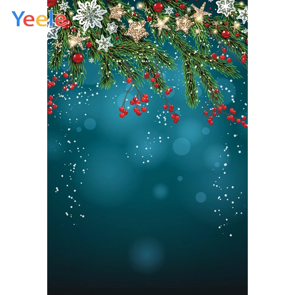 Рождественские декоративные фоны Yeele для фотосъемки с изображением опавшего