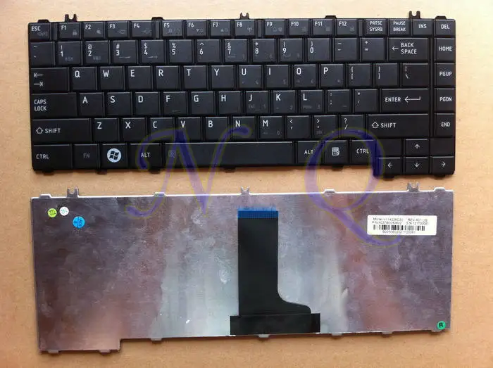Новая Оригинальная клавиатура US для Toshiba C600D C600 L600 L600D L630 L635 L640 L645 L700 L730 L735 C640