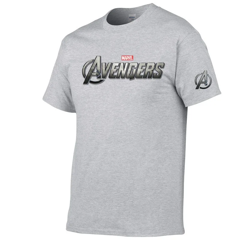 Футболка marvel мужская повседневная футболка с круглым вырезом и короткими