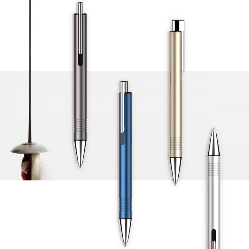 500 шт./лот новые рекламные металлические шариковые ручки с принтом логотипа|pen with
