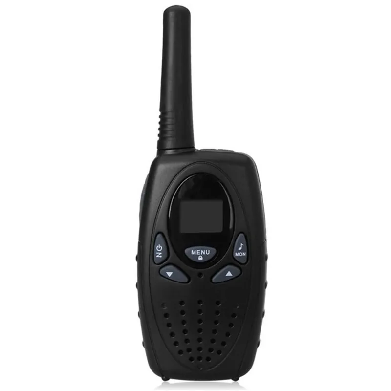 M860 детская мини-рация двухстороннее радио 8 км длинный диапазон UHF 400-470 MHz детский подарок открытый Друзья Семья говорить - Цвет: Черный